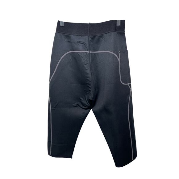 Women's Neoprene Swimwear Bottom Black Neon Yellow Shorts Size Large - Picture 2 of 4